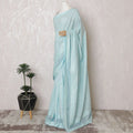 Electric blue Premium art silk saree with same tone, gold sequin embroidery in geometric design-D17074 Regal Fabrics