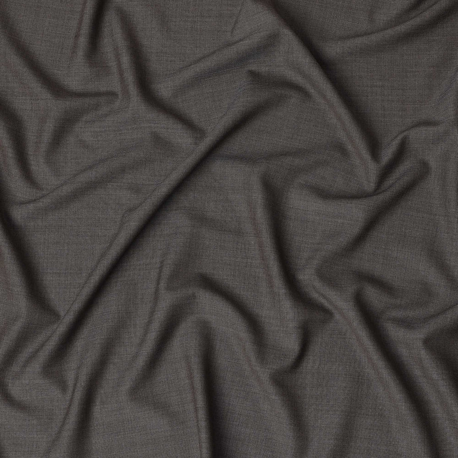 نسيج بني فاتح ممتاز نقي من الصوف الإيطالي Super 150 مصنوع بالكامل من الصوف بتصميم ذاتي-D17284