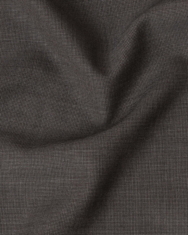 Light brown Premium pure Super 150's Italian All wool Suiting fabric in self design-D17284