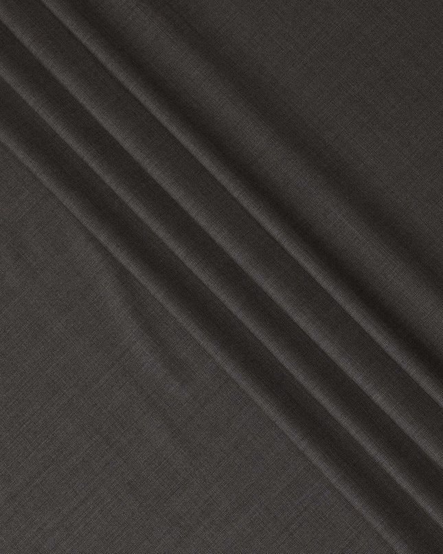 Light brown Premium pure Super 150's Italian All wool Suiting fabric in self design-D17284