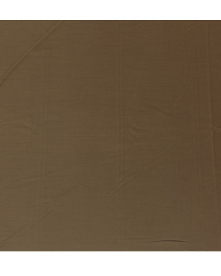 قماش بني خردل عادي ممتاز نقي سوبر 150 من الصوف الإنجليزي - D17287