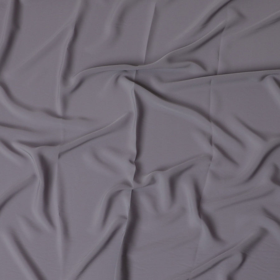 قماش كريب بالزبدة الاصطناعية باللون الرمادي العملة-D17308 (2.75 متر)