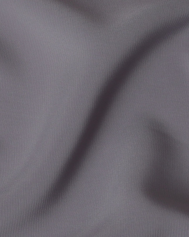 قماش كريب بالزبدة الاصطناعية باللون الرمادي العملة-D17308 (2.75 متر)