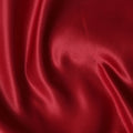 قماش ساتان صناعي للزفاف باللون الأحمر القرمزي -D17317 (2 متر)