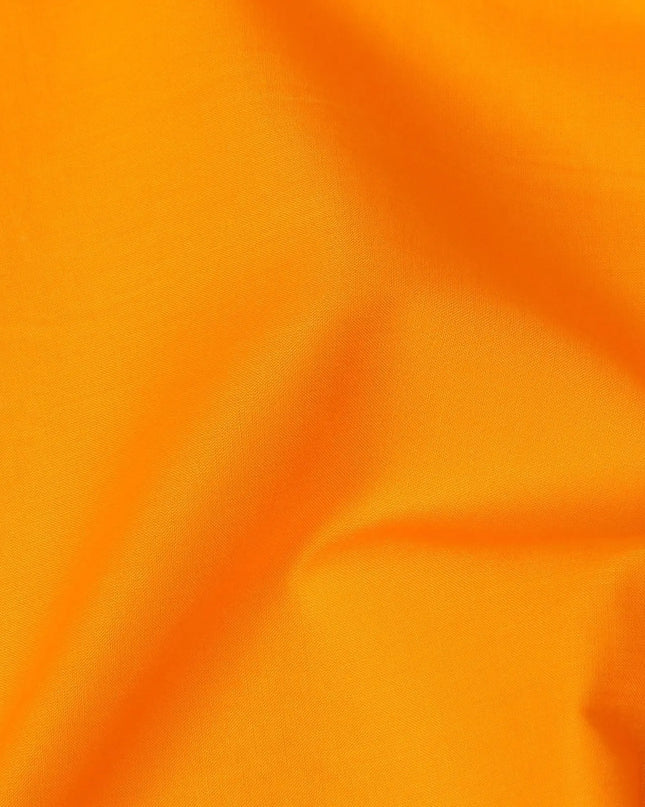 Orange plain synthetic cotton fabric-D17330 (3.5 mtrs) Regal Fabrics