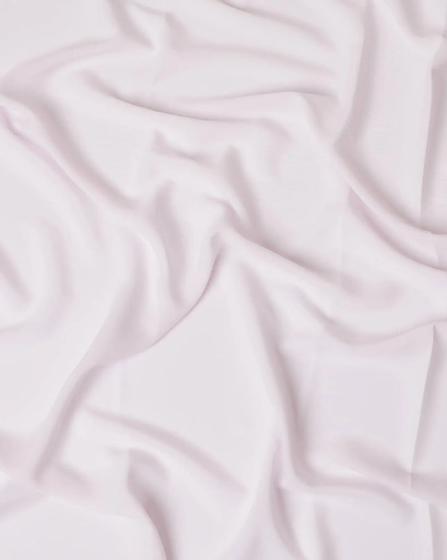 Pale pink plain synthetic butter crepe fabric-D17333 (2.4 mtrs) Regal Fabrics