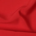 Crimson red plain synthetic butter crepe fabric-D17338 (1.75 mtrs)