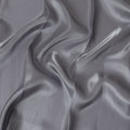 Grey plain synthetic organza fabric-D17352 (2.25 mtrs)