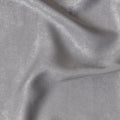 قماش كريب صناعي سادة باللون الرمادي الفضي بنفس اللون المعدني -D17353 (2 متر)