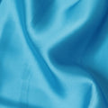 Ocean blue plain synthetic satin fabric-D17355 (2.25 mtrs)