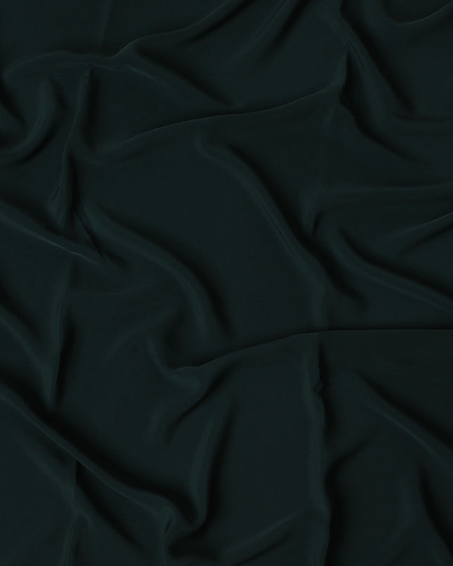 قماش كريب صناعي عادي باللون الأخضر - D17358 (3.25 متر)