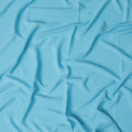 Sky blue Plain synthetic crepe fabric-D17359 (2.15 mtrs)