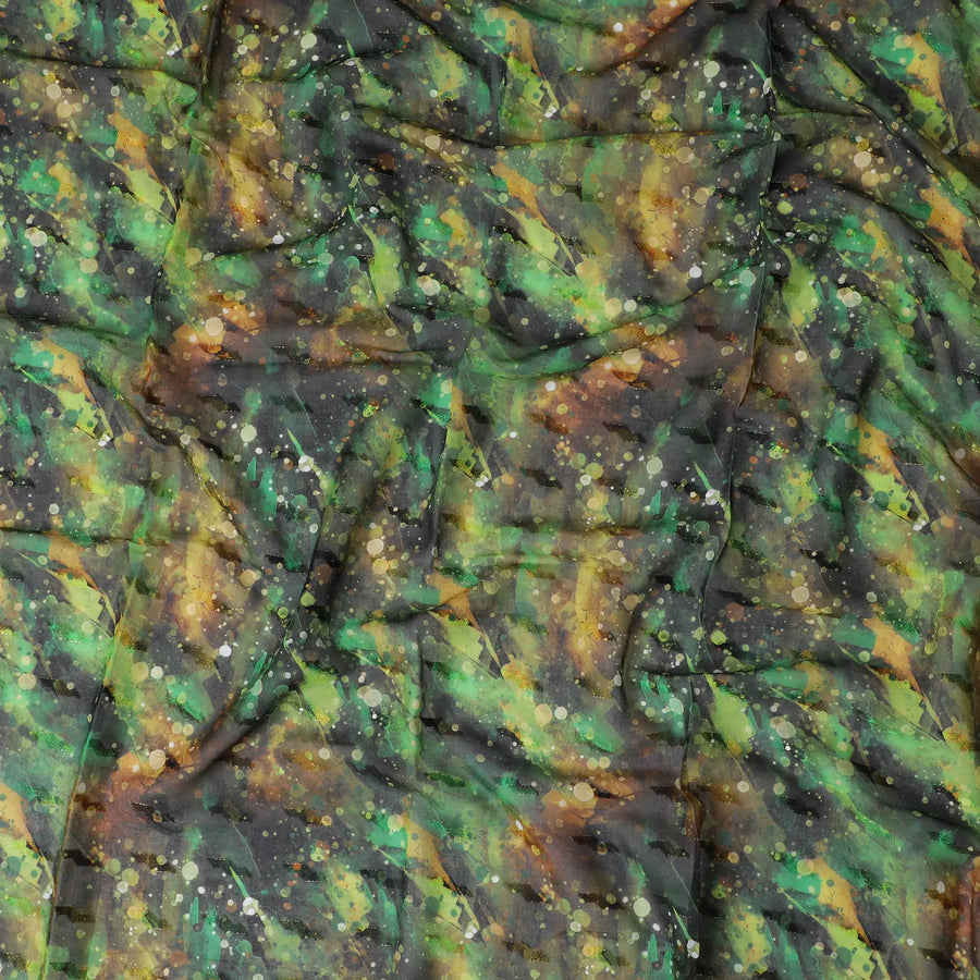 Multicolor printed blended cotton fabric in abstract design-D17394 (1.8 mtrs) Regal Fabrics