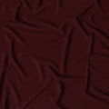 Marron plain synthetic crepe fabric-17398 (2.75 mtrs)