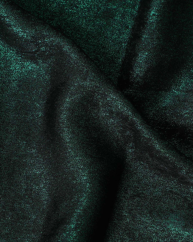 كريب صناعي سادة باللون الأخضر مع نفس اللون المعدني -D17419 (2.5 متر)