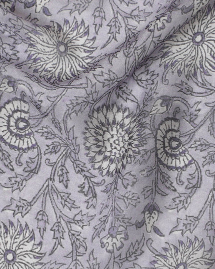 Classic Paisley Synthetic Georgette Fabric-D17523