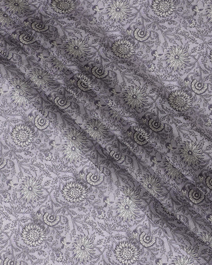 Classic Paisley Synthetic Georgette Fabric-D17523