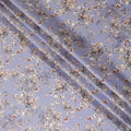 Lavender Blue Cotton Satin Fabric: Warm Hues & Floral Chic-D17590 Regal Fabrics