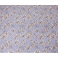 Lavender Blue Cotton Satin Fabric: Warm Hues & Floral Chic-D17590 Regal Fabrics