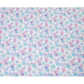 White Floral Whisper Cotton Voile Fabric: Soft Hues & Delicate Prints-D17597