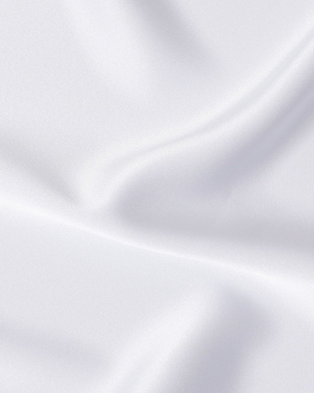 Ivory Grace Crepe Satin Fabric: Luxurious Drape from Japan-D17599