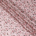 قماش ساتان حريري زهري وردي اللون من Cherry Blossom - ثنى ناعم فاخر، عرض 110 سم، صنع في الهند-D17700