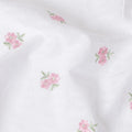 Petite Pink Blossoms Embroidered Cotton Lawn Fabric - 110cm Wide, Purchase Online-D18000
