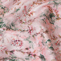 Soft Pink Vintage Floral Cotton Lawn Fabric - Classic Print, 110cm Wide, Buy Online-D18005