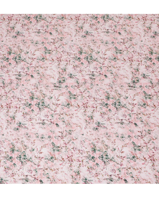 Soft Pink Vintage Floral Cotton Lawn Fabric - Classic Print, 110cm Wide, Buy Online-D18005 Regal Fabrics
