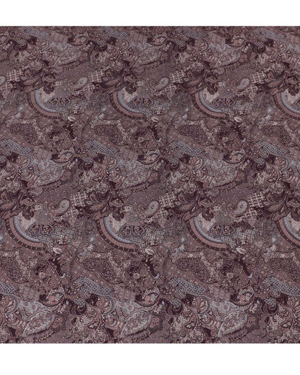 Mystic Paisley Viscose Fabric - 110cm Width, Exquisite Detailing, Buy Online by the Meter-D18018