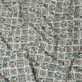 Ethnic Mosaic Viscose Fabric - 110cm Width, Intricate Tribal Design, Buy Online by the Meter-D18022