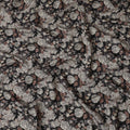 Midnight Blossom Viscose Fabric - 110cm Width, Elegant Floral Print, Buy Online by the Meter-D18024
