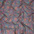 Bohemian Rhapsody Silk Chiffon Fabric - Vivid Floral Print, 110cm Wide - Buy Online for Creative Couture-D18175