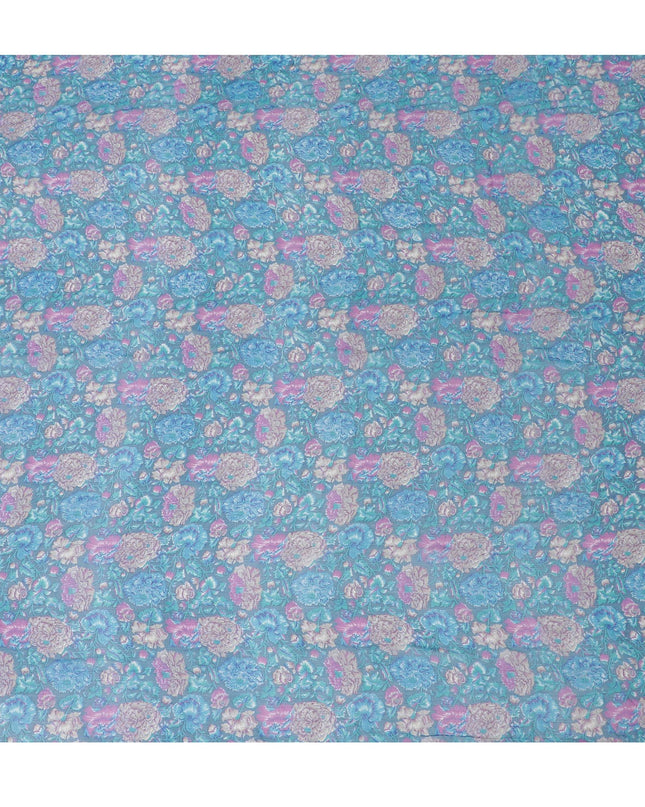 قماش الشيفون الحريري Enchanted Bloom - أناقة الأزهار الباستيل، بعرض 110 سم - اشتر عبر الإنترنت من أجل Graceful Creations-D18177