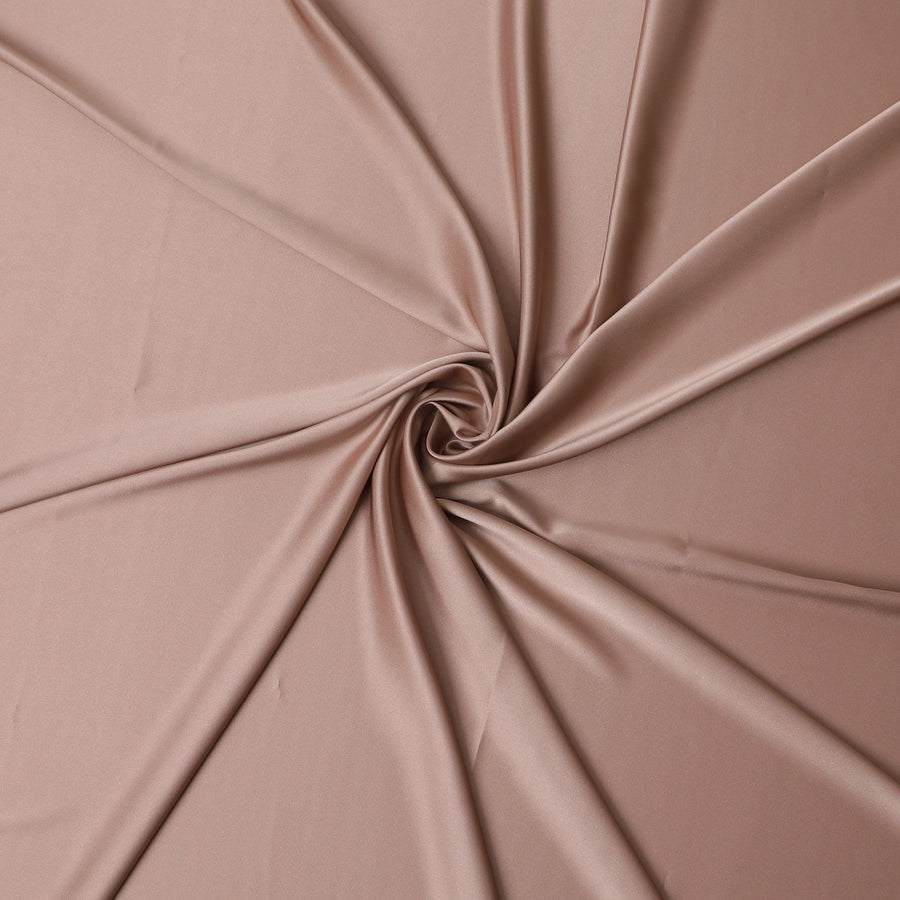 قماش ساتان كريب موكا فاخر - صنع في اليابان - عرض 140 سم -D18265
