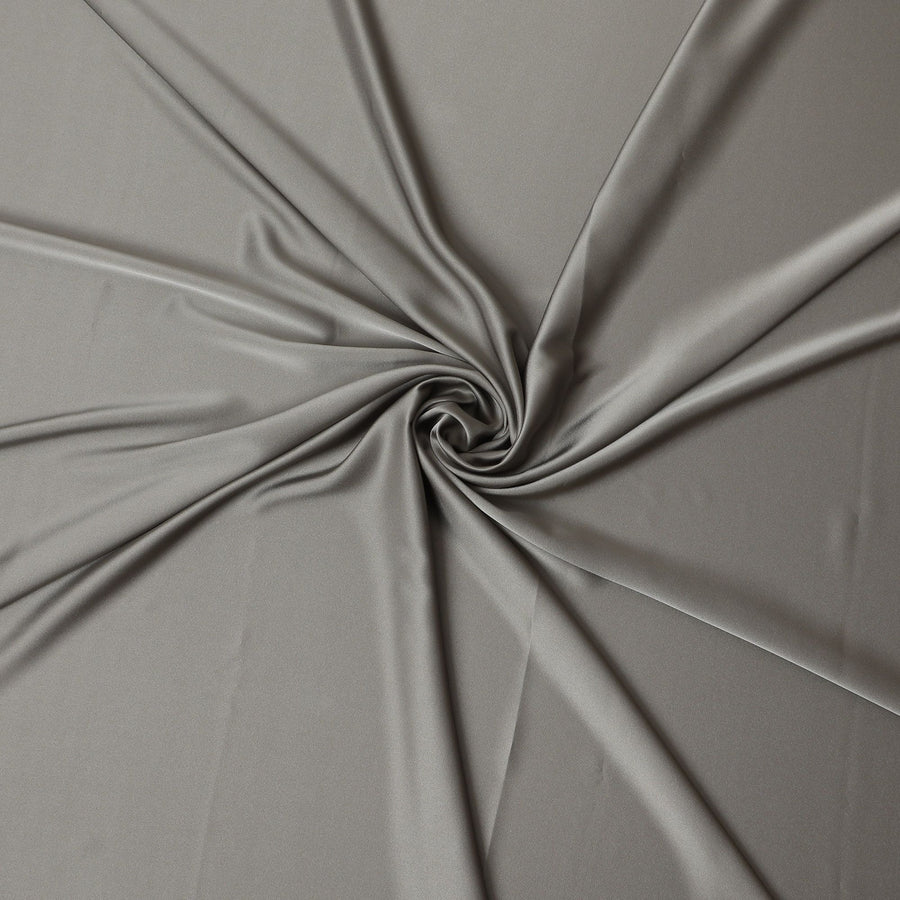 قماش ساتان كريب فحمي أملس - عرض 140 سم - D18267