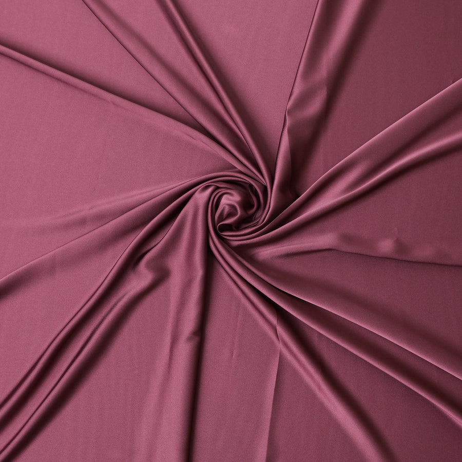 Enchanting Mauve Crepe Satin Fabric - 140cm Wide - D18271