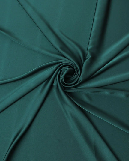 Deep Teal Crepe Satin Fabric - 140cm Wide - D18278 Regal Fabrics