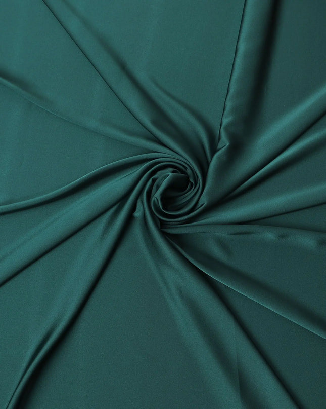 Deep Teal Crepe Satin Fabric - 140cm Wide - D18278 Regal Fabrics