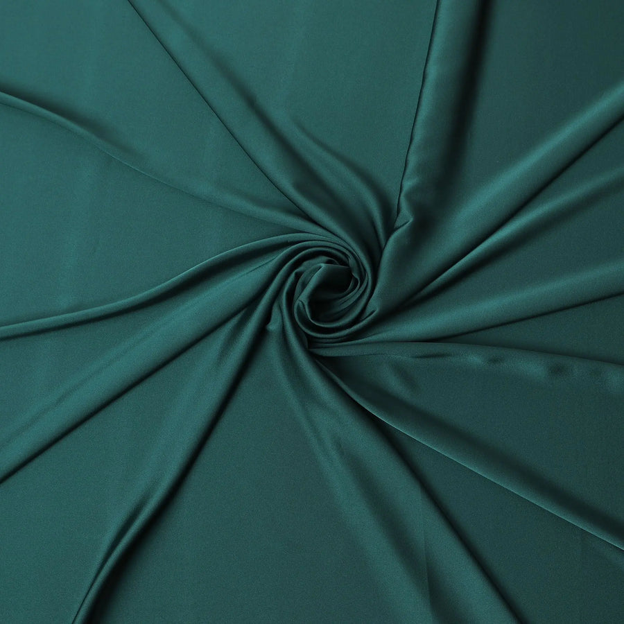 Deep Teal Crepe Satin Fabric - 140cm Wide - D18278 Regal Fabrics