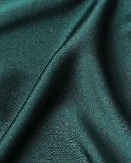 Deep Teal Crepe Satin Fabric - 140cm Wide - D18278 Regal Fabrics