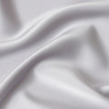 Sleek Silver Crepe Satin Fabric - 140cm Wide - Japanese Crafted - D18280