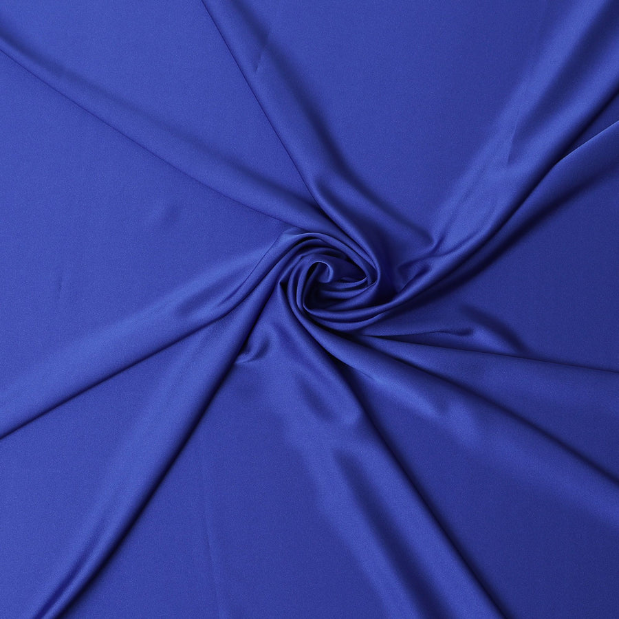 Royal Blue Crepe Satin Fabric - 140cm Wide - D18281