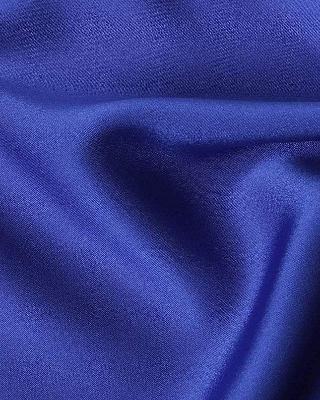Royal Blue Crepe Satin Fabric - 140cm Wide - D18281 Regal Fabrics