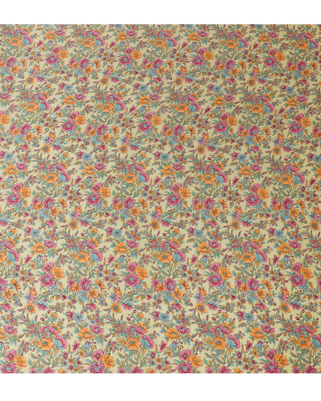 Autumn Harvest Silk Satin Fabric - 110cm Wide -D18288