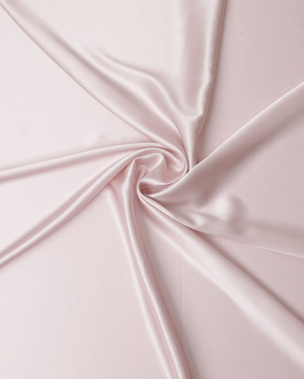 Blushing Pink Pure Silk Satin Fabric, 110cm Wide - Buy Online-D18363