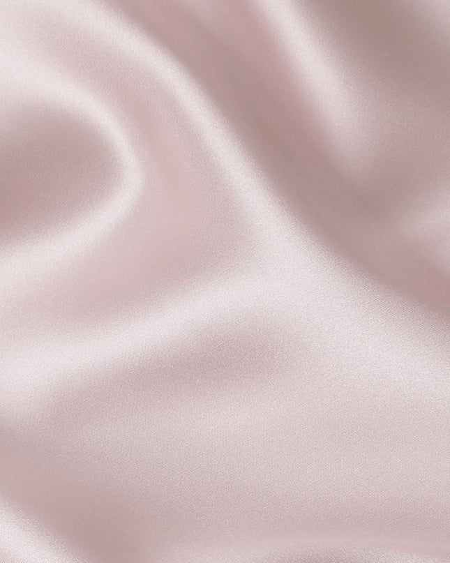 Blushing Pink Pure Silk Satin Fabric, 110cm Wide - Buy Online-D18363