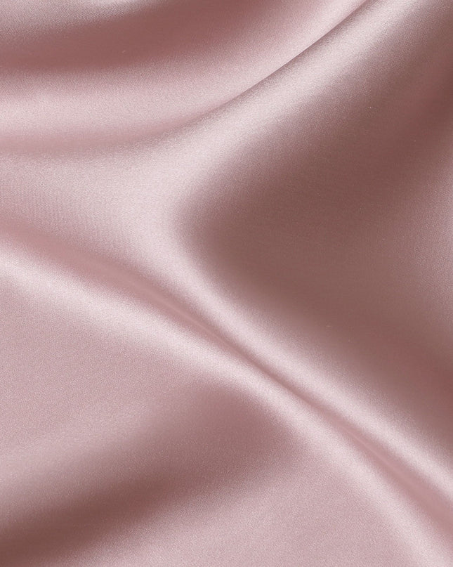 قماش ساتان حرير نقي وردي مترب، عرض 110 سم - اشتري عبر الإنترنت-D18364