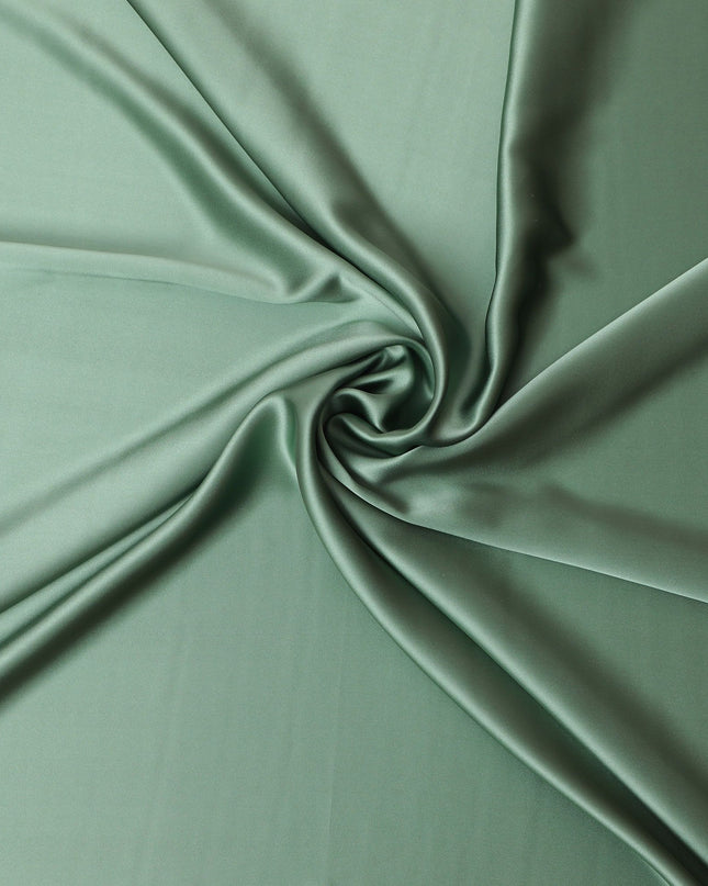قماش ساتان حرير نقي Sage Splendor، عرض 110 سم - شراء عبر الإنترنت-D18366