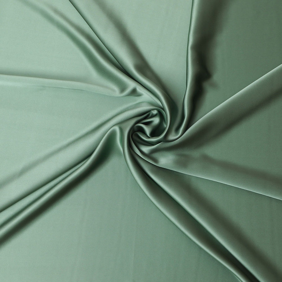 Sage Splendor Pure Silk Satin Fabric, 110cm Wide - Buy Online-D18366